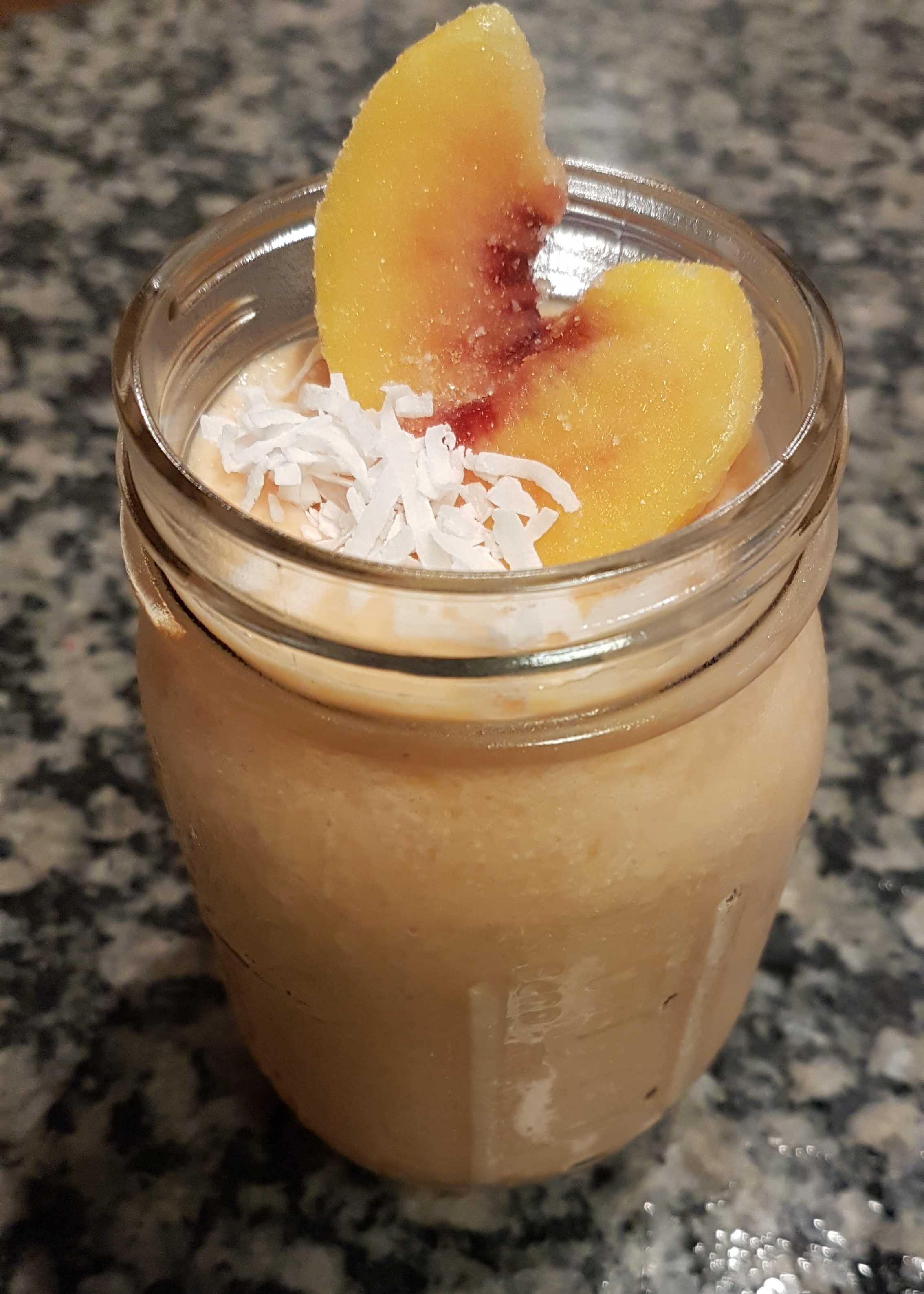 peaches and cream smoothie