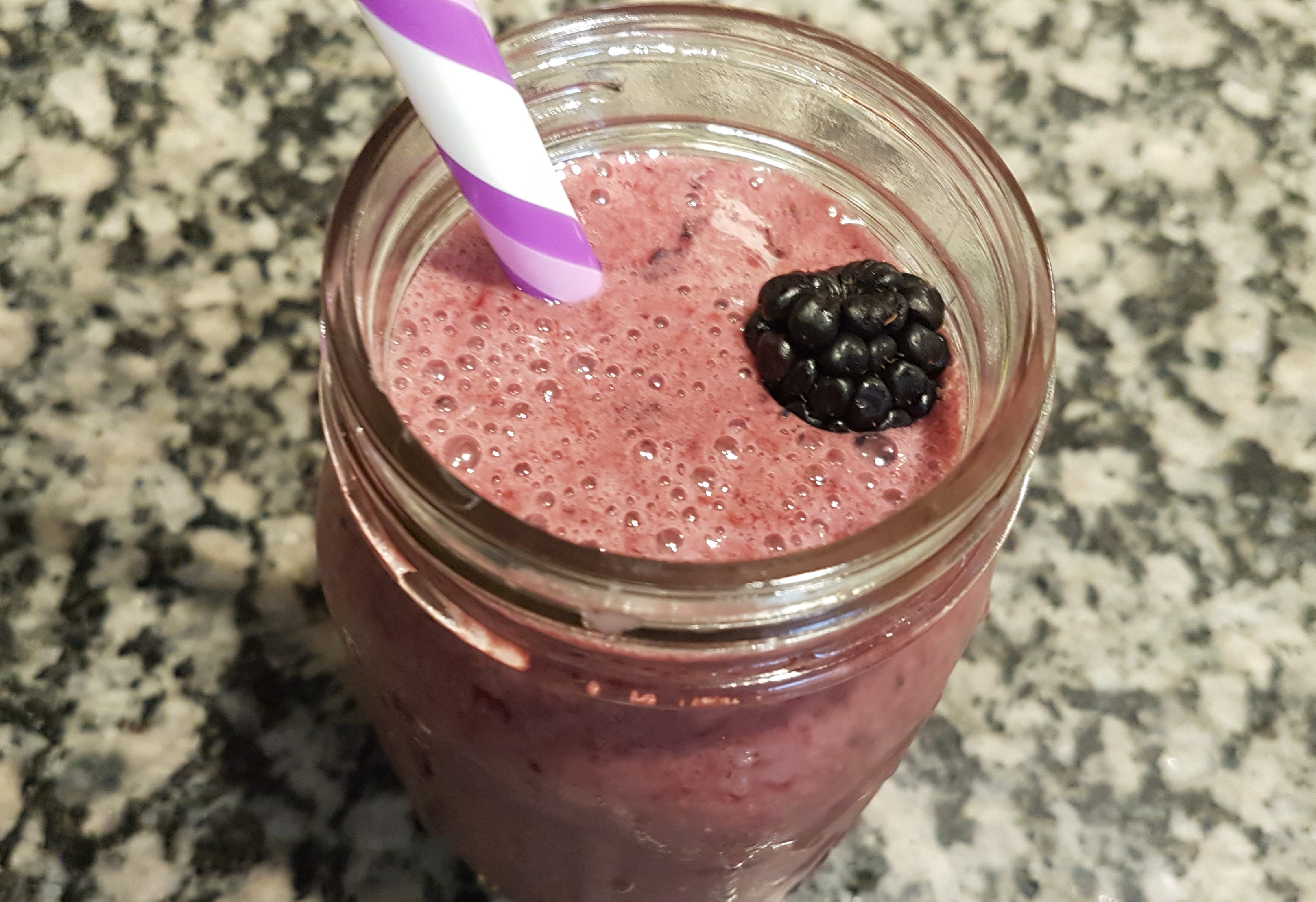 blackberry cherry smoothie
