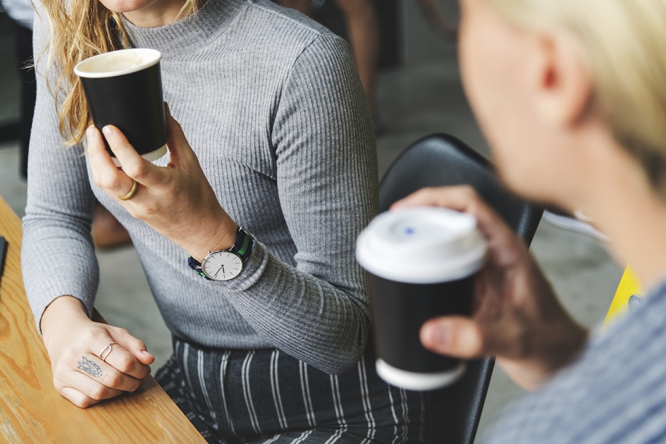 one small thing: reusable coffee mugs